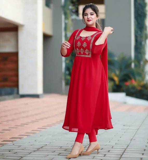 Stunning Red Salwar Suits to Elevate Your Ethnic Style