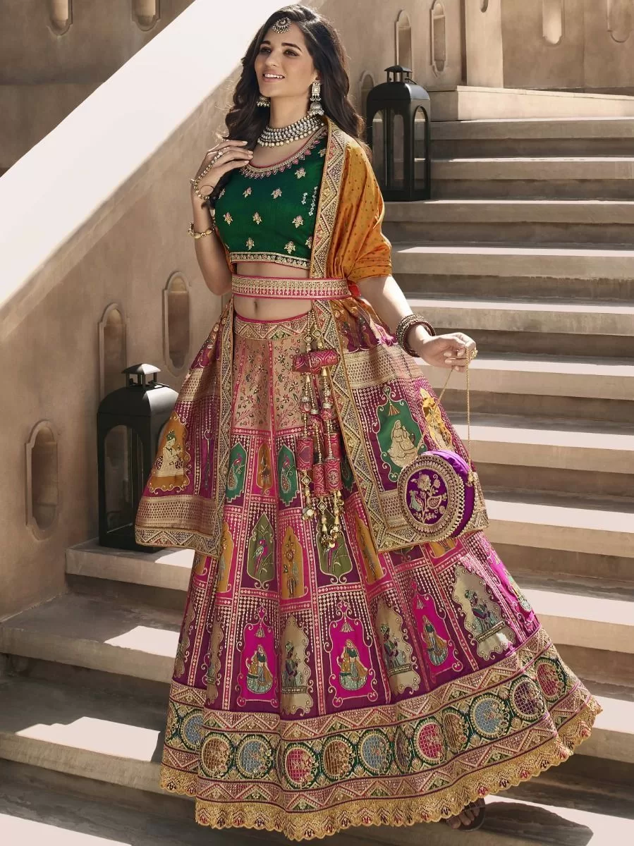 Lehengas and Textile Revival Movements A Resurgence of Tradition