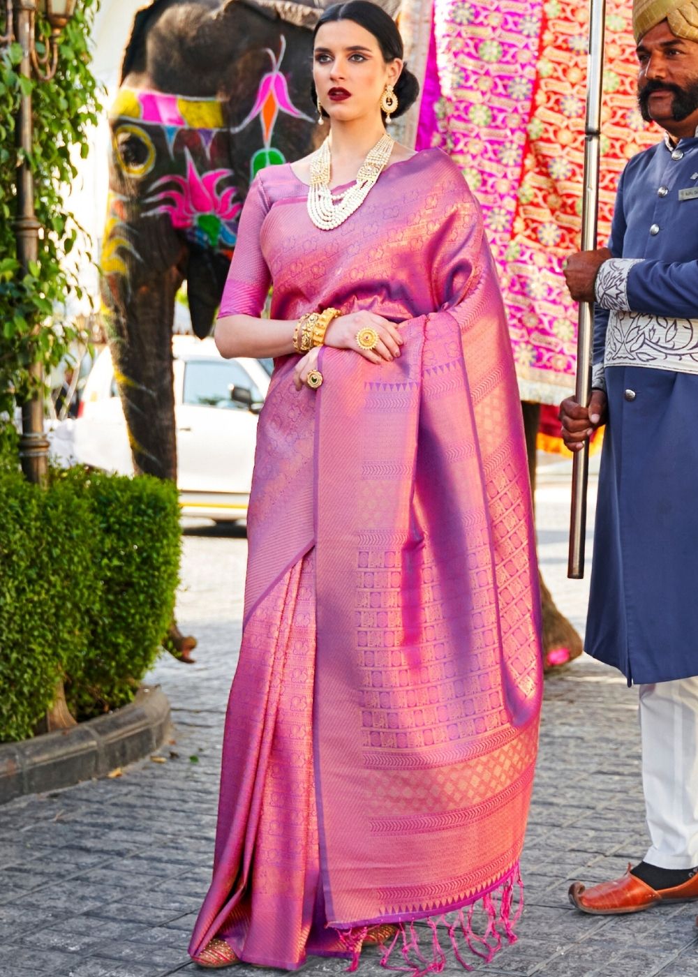 The Enchanting World of Purple Sarees