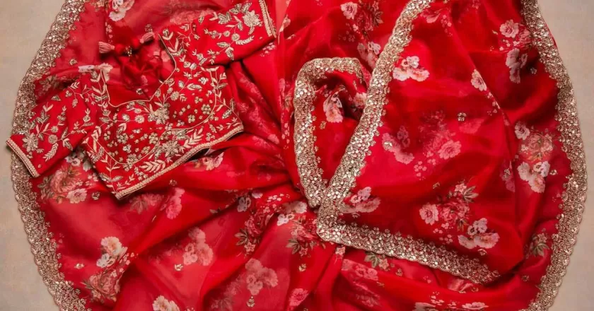 The Timeless Fashion of the Red Saree: A Tale of Elegance and Tradition