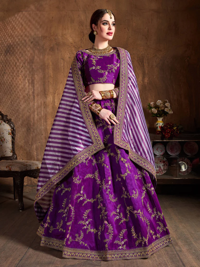 The Royal Charm of Purple Lehenga Everything You Need to Know