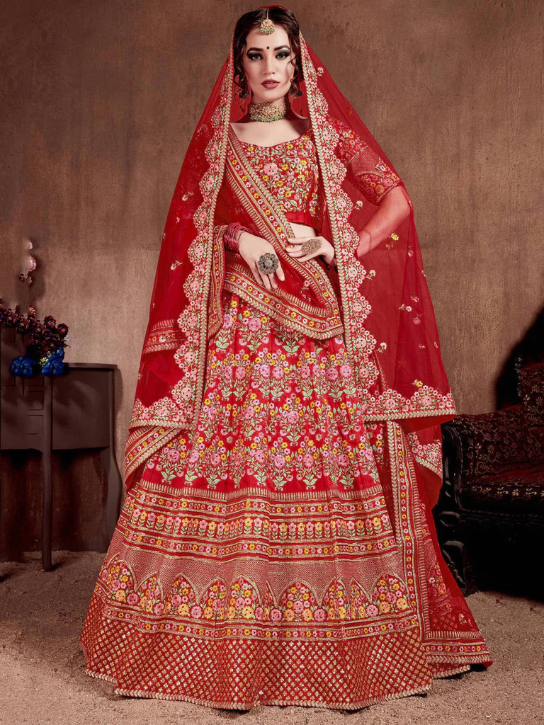 The Timeless Charm of Red Lehenga - Trending in 2023 Bridal Fashion