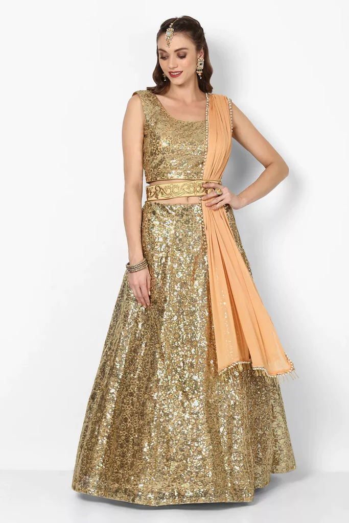 Glittering in Gold The Timeless Appeal of the Lehenga