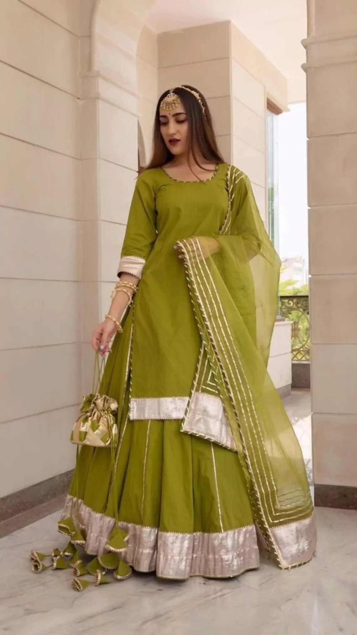 Olive Green Salwar Suit The Perfect Blend of Elegance and Simplicity