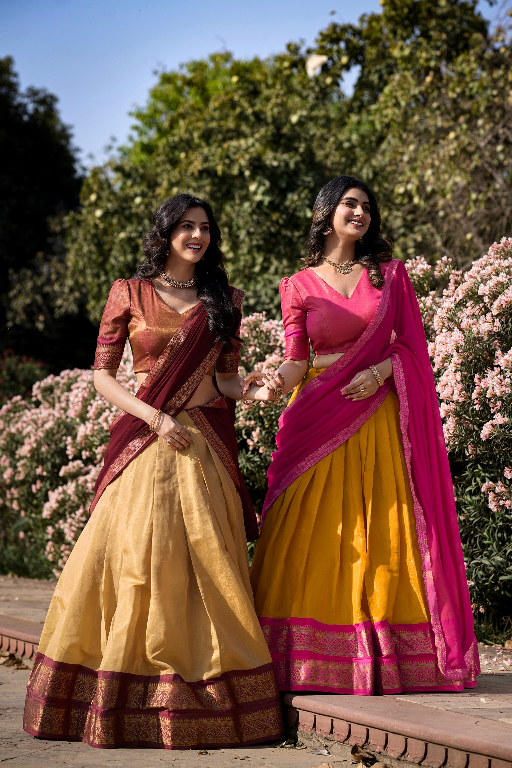 Unveiling Elegance: A Look into the South-Indian Kanchipuram Lehenga Collection