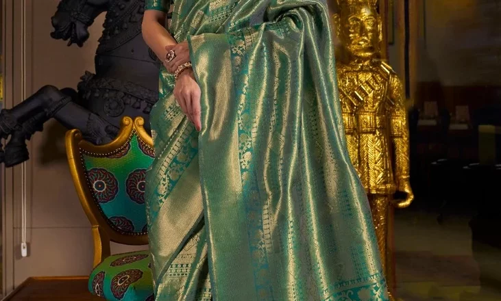 The Enchanting Embrace of Green: A Guide to Designer Green Sarees