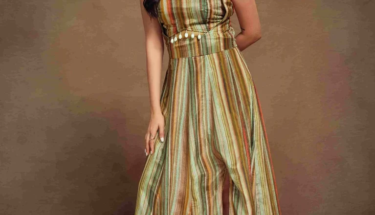 Elevate Your Style with the Multicolor Chinon Printed Co-Ord Set: A Perfect Blend of Comfort and Trend